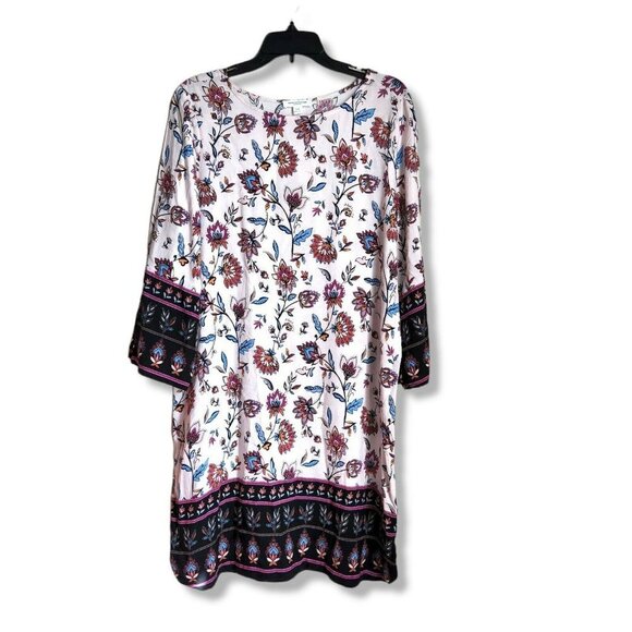 Beach Lunch Lounge Womens Spring Floral Vacay Dress‎ sz Large - Picture 1 of 10